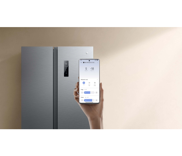 Lodówka XIAOMI MIJIA MRS62ESSMPAEU Side by Side No Frost 177cm Srebrna WiFi 621L - 1542376 - zdjęcie 11